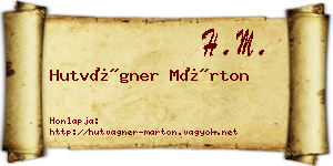 Hutvágner Márton névjegykártya